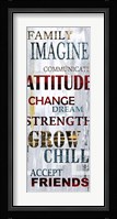 Attitude Framed Print