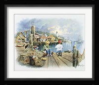 Fishing Dock C Framed Print