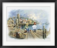 Fishing Dock C Fine Art Print