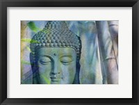Budha with Bamboo Fine Art Print