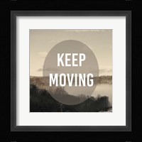 Foggy Mountain Motivation II Framed Print