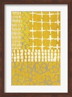 Golden Blockprint I Fine Art Print