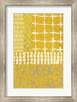 Golden Blockprint I Fine Art Print