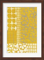 Golden Blockprint II Fine Art Print