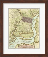 Petite Map of Philadelphia Fine Art Print