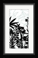 Rainforest Ferns I Framed Print