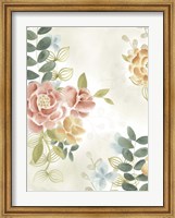 Soft Flower Collection I Fine Art Print