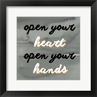 Watercolor Quote II Framed Print