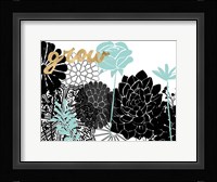 Lacy Garden I Framed Print