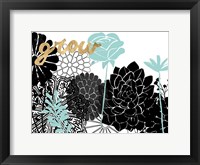 Lacy Garden I Framed Print