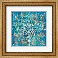 Mandala in Blue I Fine Art Print