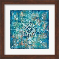 Mandala in Blue I Fine Art Print