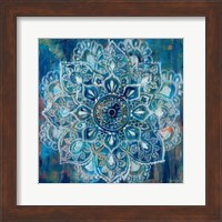 Mandala in Blue II Fine Art Print