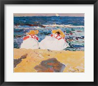 Beach at Valencia Fine Art Print