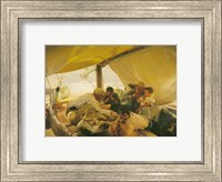 Eating in the Boat Fine Art Print