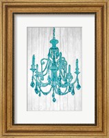 Luxurious Lights III Turquoise Fine Art Print