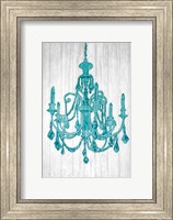 Luxurious Lights III Turquoise Fine Art Print