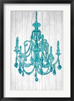 Luxurious Lights III Turquoise Fine Art Print
