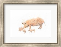 Pig and Piglet Fine Art Print