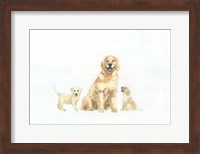 Dog and Puppies Fine Art Print