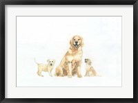 Dog and Puppies Fine Art Print