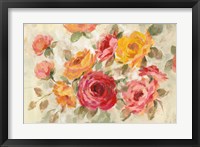 Brushy Roses Fine Art Print