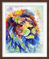 Colorful African Lion Fine Art Print