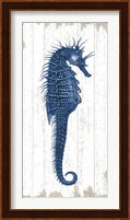 Seahorse in Blue I Fine Art Print
