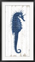 Seahorse in Blue I Fine Art Print