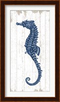 Seahorse in Blue II Fine Art Print
