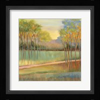 Road Through Blue Fields Fine Art Print