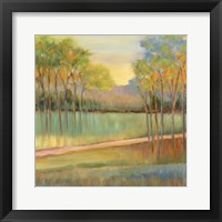 Road Through Blue Fields Fine Art Print