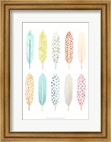 Feather Patterns I Fine Art Print