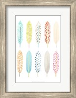 Feather Patterns I Fine Art Print