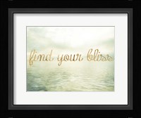 Water Bliss I Fine Art Print