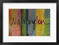 Abstract Washington Fine Art Print