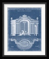 Garden Treillage Blueprint II Fine Art Print
