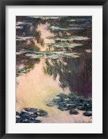 Waterlilies with Weeping Willows, 1907 Fine Art Print