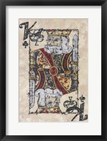 King of Clubs Fine Art Print