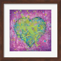 Emotions Green Heart Fine Art Print