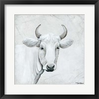 January Cow I Framed Print