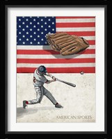 American Sports: Baseball 1 Fine Art Print