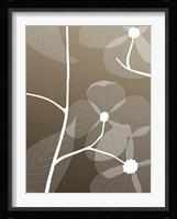 Floral Silhouette 1 Fine Art Print