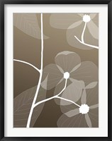 Floral Silhouette 1 Fine Art Print