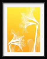 Floral Silhouette 3 Fine Art Print