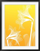 Floral Silhouette 3 Fine Art Print
