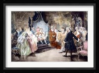 Bolingbroke Taking Leave of Louis XV Fine Art Print