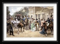 Arrival of Empress Mary-Louisa in Pari Fine Art Print