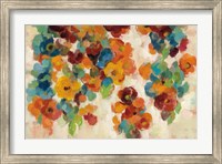 Spice and Turquoise Florals Fine Art Print