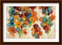 Spice and Turquoise Florals Fine Art Print